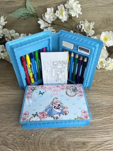 Estojo de Pintura 20 Peças Alice no País das Maravilhas