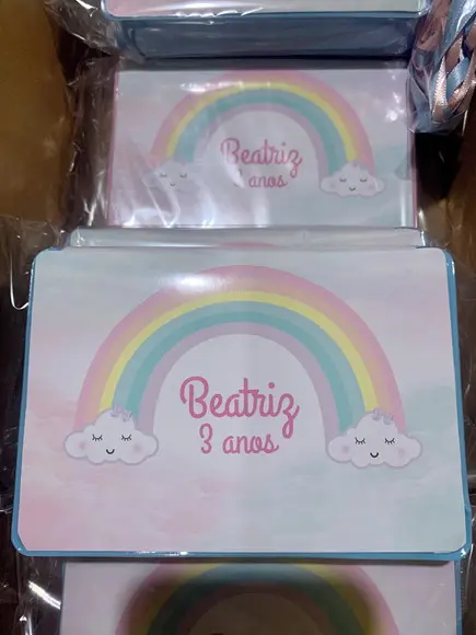 Estojo de Pintura 20 Peças Arco Iris