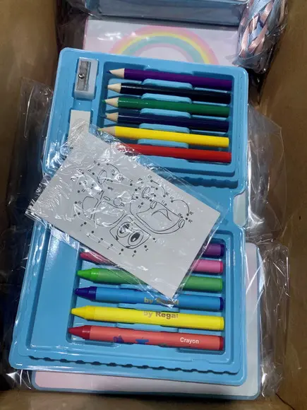 Estojo de Pintura 20 Peças Arco Iris