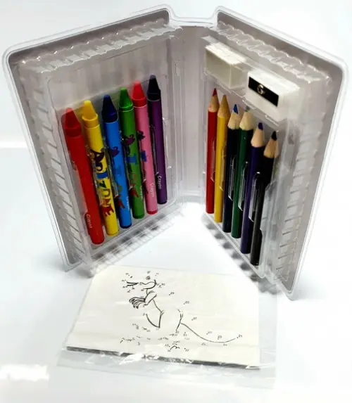 Estojo de Pintura 20 Peças Boneca Kokeshi