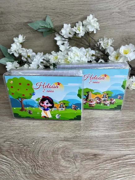 Estojo de Pintura 20 Peças Branca de Neve