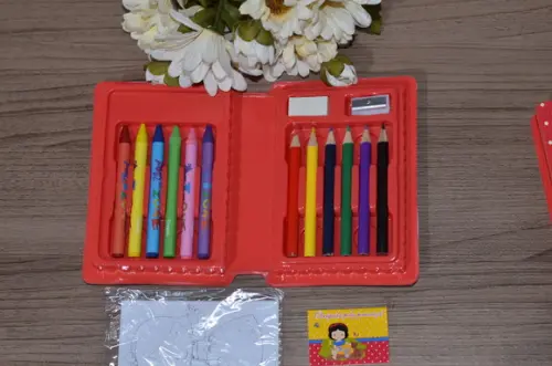 Estojo de Pintura 20 Peças Branca de Neve