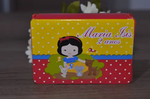 Estojo de Pintura 20 Peças Branca de Neve