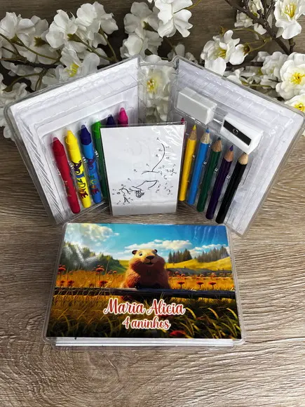 Estojo de Pintura 20 Peças Capivara