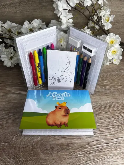 Estojo de Pintura 20 Peças Capivara