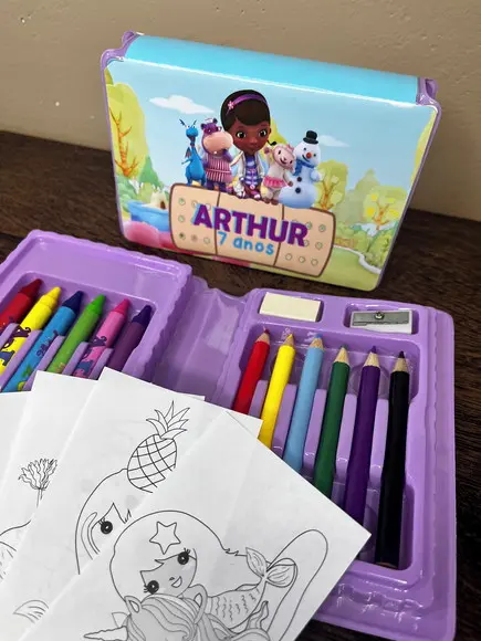 Estojo de Pintura 20 Peças Doutora Brinquedo