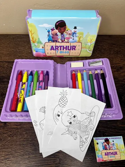 Estojo de Pintura 20 Peças Doutora Brinquedo