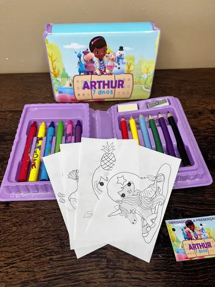 Estojo de Pintura 20 Peças Doutora Brinquedo