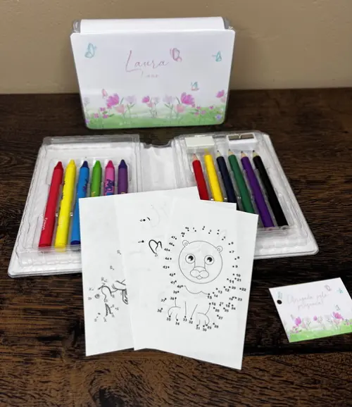 Estojo de Pintura 20 Peças Floral
