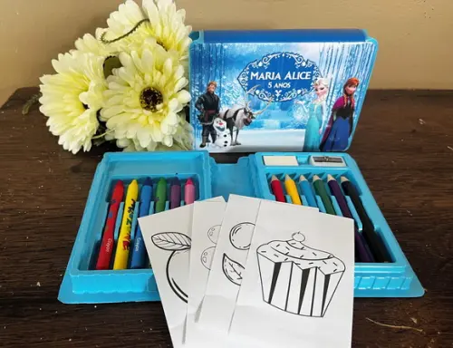 Estojo de Pintura 20 Peças Frozen
