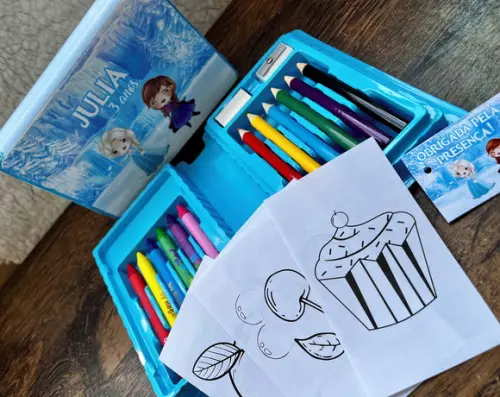 Estojo de Pintura 20 Peças Frozen Cute