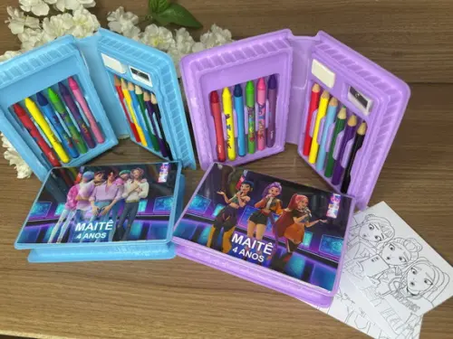 Estojo de Pintura 20 Peças Guerreiras K Pop