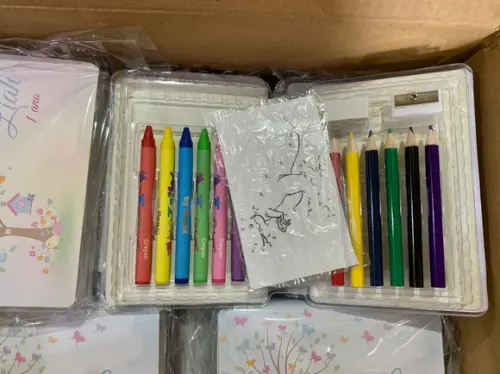 Estojo de Pintura 20 Peças Jardim de Borboletas