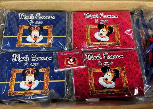 Estojo de Pintura 20 Peças Mickey e Minnie Realeza