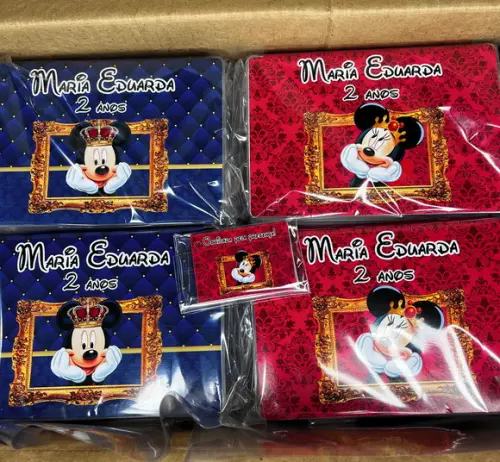 Estojo de Pintura 20 Peças Mickey e Minnie Realeza