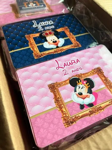 Estojo de Pintura 20 Peças Mickey e Minnie Realeza