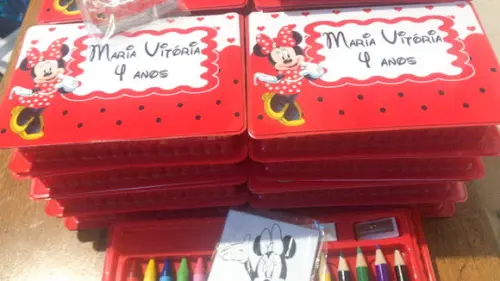 Estojo de Pintura 20 Peças Minnie