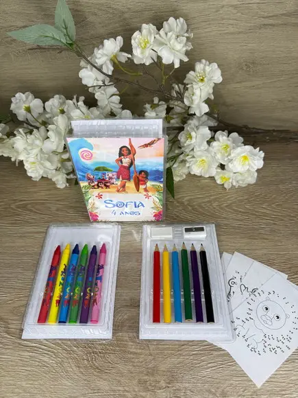 Estojo de Pintura 20 Peças Moana 2
