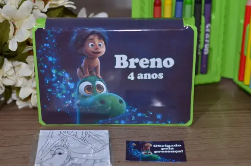 Estojo de Pintura 20 Peças o Bom Dinossauro