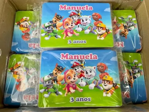 Estojo de Pintura 20 Peças Patrulha Canina