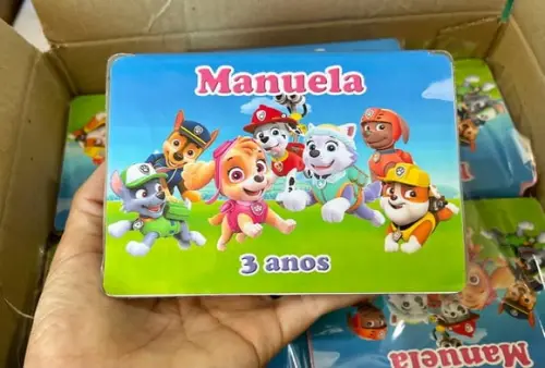 Estojo de Pintura 20 Peças Patrulha Canina
