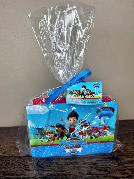 Estojo de Pintura 20 Peças Personalizado Patrulha Canina