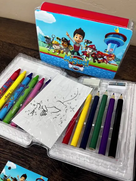 Estojo de Pintura 20 Peças Personalizado Patrulha Canina