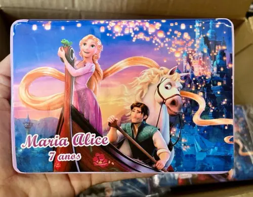 Estojo de Pintura 20 Peças Rapunzel