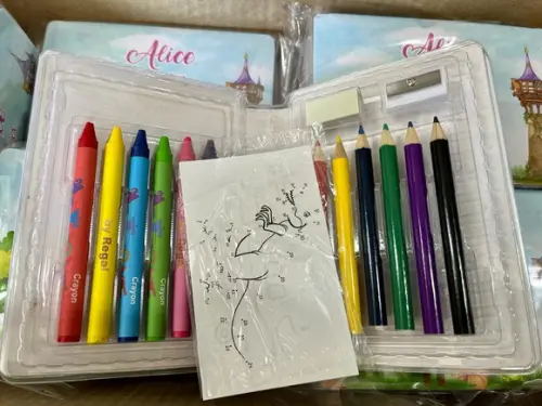 Estojo de Pintura 20 Peças Rapunzel Cute