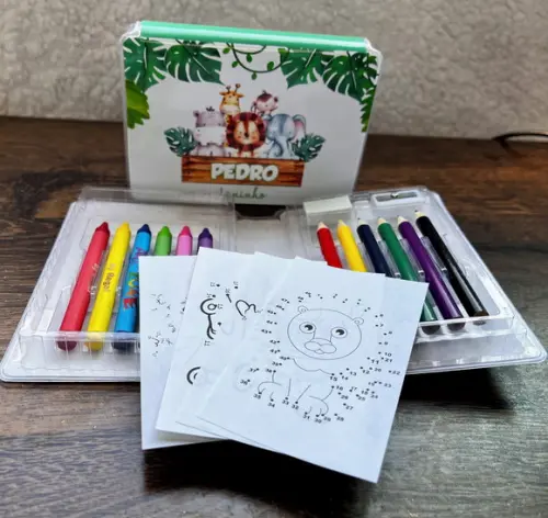 Estojo de Pintura 20 Peças Safari