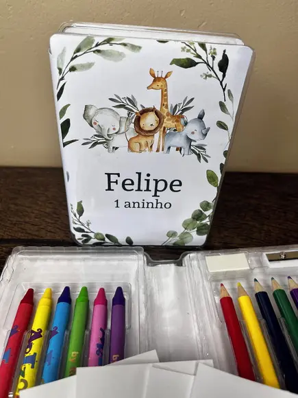 Estojo de Pintura 20 Peças Safari