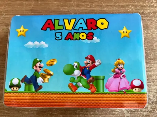 Estojo de Pintura 20 Peças Super Mario