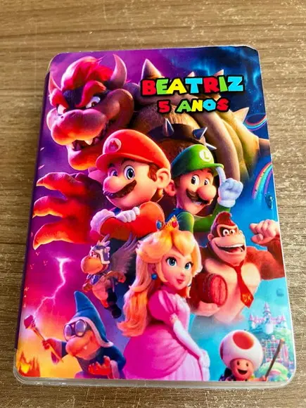 Estojo de Pintura 20 Peças Super Mario