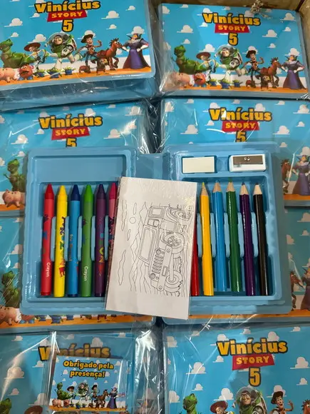 Estojo de Pintura 20 Peças Toy Story