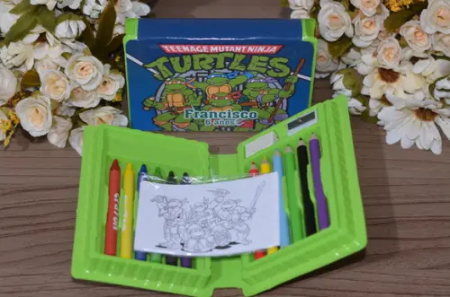 Estojo de Pintura 20 Peças Tartarugas Ninja
