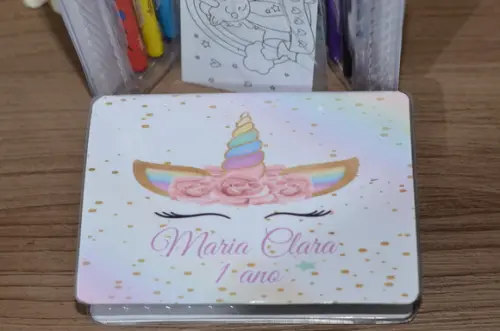 Estojo de Pintura 20 Peças Unicornio