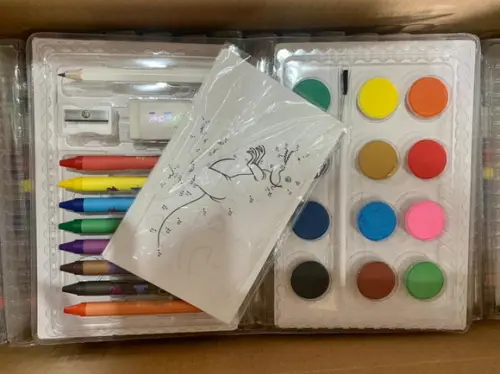 Estojo de Pintura 30 Peç Jardim das Borboletas