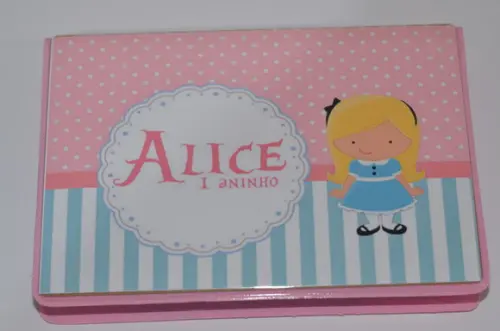 Estojo de Pintura 30 Peç. Alice no País das Maravilhas