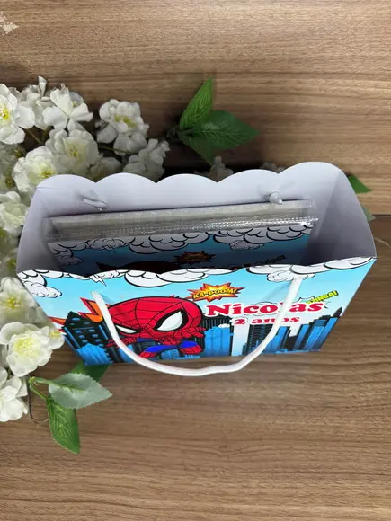Estojo de Pintura 30 Peças + Sacola Personaliz. Home Aranha