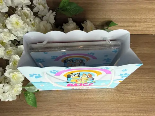 Estojo de Pintura 30 Peças + Sacola Personalizada Bluey