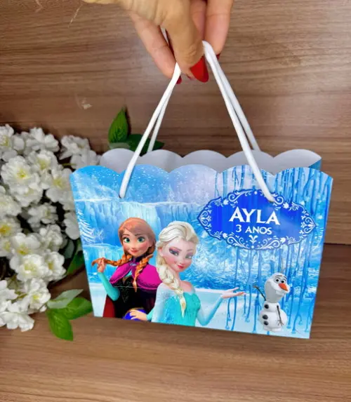 Estojo de Pintura 30 Peças + Sacola Personalizada Frozen