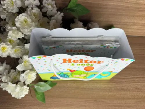 Estojo de Pintura 30 Peças + Sacola Personalizada Dino Baby