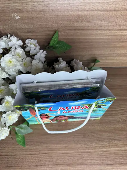 Estojo de Pintura 30 Peças + Sacola Personalizada Moana