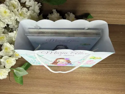 Estojo de Pintura 30 Peças + Sacola Personalizada Sereia