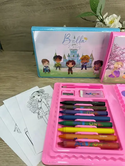 Estojo de Pintura 30 Peças as Princesas Cute