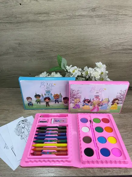 Estojo de Pintura 30 Peças as Princesas Cute