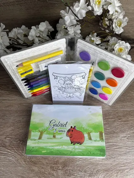 Estojo de Pintura 30 Peças Capivara
