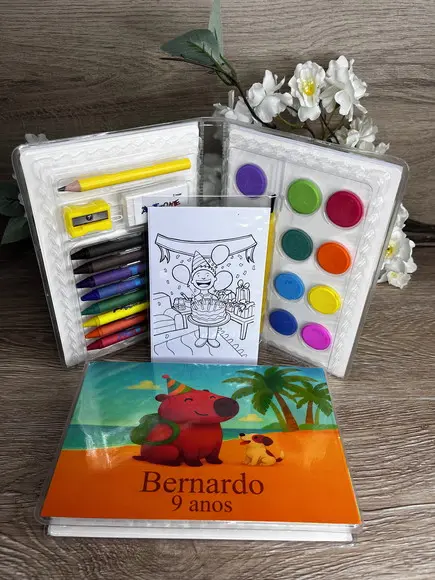 Estojo de Pintura 30 Peças Capivara