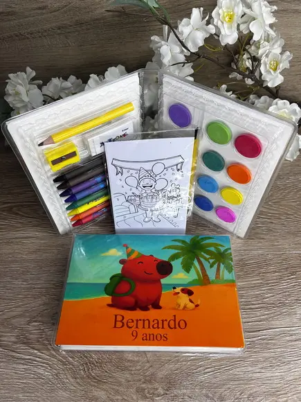 Estojo de Pintura 30 Peças Capivara