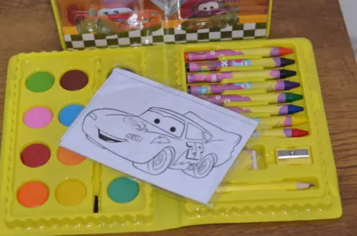 Estojo de Pintura 30 Peças Carros Disney